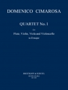 四重奏曲・No.1・ニ長調（ドメニコ・チマローザ） (フルート+弦楽三重奏）【Quartet No. 1 in D major】