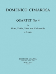 四重奏曲・No.4・ヘ長調（ドメニコ・チマローザ） (フルート+弦楽三重奏）【Quartet No. 4 in F major】