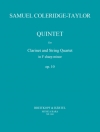 五重奏曲・嬰ヘ短調・Op.10（サミュエル・コールリッジ＝テイラー） (クラリネット+弦楽四重奏）【Quintet in F# minor Op. 10】