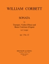 ソナタ・ハ長調・Op.1/12（ウィリアム・コーベット）（ミックス二重奏+ピアノ）【Sonata in C major Op. 1/12】