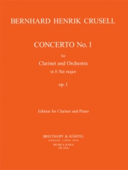 クラリネット協奏曲・No.1・変ホ長調・Op.1（ベルンハルト・クルーセル）（クラリネット+ピアノ）【Clarinet Concerto No. 1 in Eb major Op.1】