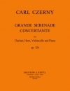 協奏的大セレナーデ・Op.126（カール・ツェルニー）（ミックス三重奏+ピアノ）【Grande Serenade Concertante Op. 126】