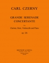 協奏的大セレナーデ・Op.126（カール・ツェルニー）（ミックス三重奏+ピアノ）【Grande Serenade Concertante Op. 126】