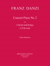 演奏会用小品・No.2・変ロ長調（フランツ・ダンツィ）（クラリネット+ピアノ）【Concert Piece No. 2 in Bb major】