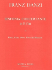 協奏交響曲・変ホ長調（フランツ・ダンツィ） (木管四重奏+ピアノ）【Sinfonia Concertante in Eb major】