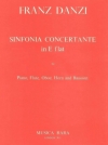 協奏交響曲・変ホ長調（フランツ・ダンツィ） (木管四重奏+ピアノ）【Sinfonia Concertante in Eb major】