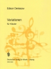 変奏曲（エディソン・デニソフ）（ピアノ）【Variations】