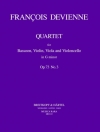 四重奏曲・ト長調・Op.73・No.3（フランソワ・ドヴィエンヌ） (バスーン+弦楽三重奏）【Quartet in G minor Op. 73 No. 3】