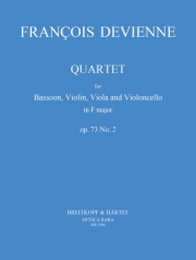 四重奏曲・ヘ長調・Op.73・No.2（フランソワ・ドヴィエンヌ） (バスーン+弦楽三重奏）【Quartet in F major Op. 73 No. 2】