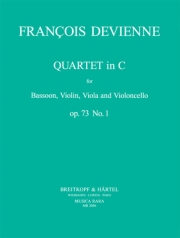 四重奏曲・ハ長調・Op.73・No.1（フランソワ・ドヴィエンヌ） (バスーン+弦楽三重奏）【Quartet in C major Op. 73 No. 1】