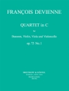 四重奏曲・ハ長調・Op.73・No.1（フランソワ・ドヴィエンヌ） (バスーン+弦楽三重奏）【Quartet in C major Op. 73 No. 1】