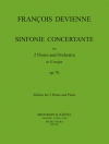 協奏交響曲・ト長調・Op.76（フランソワ・ドヴィエンヌ）（フルート二重奏+ピアノ）【Sinfonie Concertante in G major Op. 76】