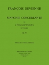 協奏交響曲・ト長調・Op.76（フランソワ・ドヴィエンヌ）（フルート二重奏+ピアノ）【Sinfonie Concertante in G major Op. 76】