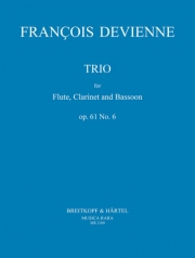 トリオ・ニ短調・Op.61・No.6（フランソワ・ドヴィエンヌ）（木管三重奏）【Trio in D minor Op. 61 No. 6】