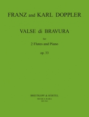 華麗なワルツ・Op.33（フランツ・ドップラー）（フルート二重奏+ピアノ）【Valse di Bravura Op. 33】