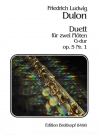 デュエット・Op.5・No.1（フリードリヒ・ルートヴィヒ・デュロン）（フルート二重奏）【Duets Op. 5 No. 1】