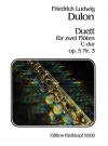 デュエット・Op.5・No.3（フリードリヒ・ルートヴィヒ・デュロン）（フルート二重奏）【Duets Op. 5 No. 3】
