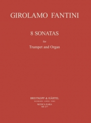 8つのソナタ（ジローラモ・ファンティーニ）（トランペット+オルガン）【8 Sonatas】