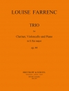 トリオ・Op.44・変ホ長調（ルイーズ・ファランク） (クラリネット+チェロ+ピアノ）【Trio Op. 44 in Eb major】