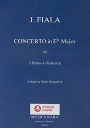 協奏曲・変ホ長調 (ヨーゼフ・フィアラ)（ホルン二重奏+ピアノ）【Concerto in Eb major】