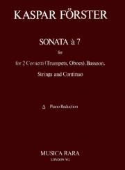 ソナタ・a 7・ハ長調（カスパー・フェルスター） (ミックス三重奏+ピアノ）【Sonata a 7 in C】