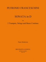 ソナタ・ニ長調（ペトロニオ・フランチェスキーニ）（トランペット二重奏+ピアノ）【Sonata in D】