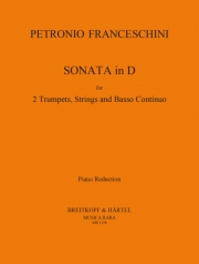 ソナタ・ニ長調（ペトロニオ・フランチェスキーニ）（トランペット二重奏+ピアノ）【Sonata in D】