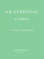 「ルニオン」序奏と華麗なロンド・Op.115（アントン・ベルンハルト・フュルステナウ）（フルート二重奏+ピアノ）【L'Union Op. 115】