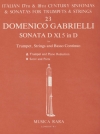 Sonata D. XI. 5 in D（ドメニコ・ガブリエッリ）（トランペット+ピアノ）