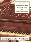 ソナタ・ホ短調・Op.28（ニルス・ウィルヘルム・ゲーゼ）（ピアノ）【Sonata in E minor Op. 28】
