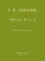 トリオ・Op.33・No.3（フランソワ・ルネ・ゲバウアー） (ミックス三重奏）【Trio Op. 33 No. 3】