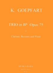 トリオ・Op.75（カール・ゴープファート） (木管二重奏+ピアノ）【Trio Op. 75 in B (in G minor)】