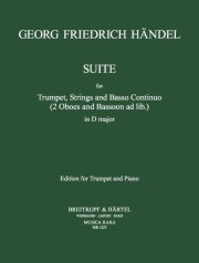 組曲・ニ長調・HWV.341 (ヘンデル)（トランペット+ピアノ）【Suite in D major HWV 341】