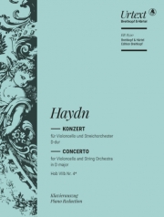 チェロ協奏曲・ニ長調・Hob VIIb:4 (フランツ・ヨーゼフ・ハイドン)（チェロ+ピアノ）【Violoncello Concerto in D major Hob VIIb:4】