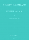 四重奏曲・No.1・変ロ長調（フランツ・ヨーゼフ・ハイドン） (クラリネット+弦楽三重奏）【Quartet No. 1 in Bb major】
