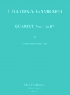 四重奏曲・No.1・変ロ長調（フランツ・ヨーゼフ・ハイドン） (クラリネット+弦楽三重奏）【Quartet No. 1 in Bb major】