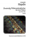 音楽時計のための20の小品・Vol.2（フランツ・ヨーゼフ・ハイドン）（フルート三重奏）【20 Pieces for Musical Clock from Hob XIX Volume II】
