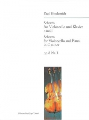 スケルツォ・ハ短調・Op.8/3 (パウル・ヒンデミット)（チェロ+ピアノ）【Scherzo in C minor Op. 8/3】