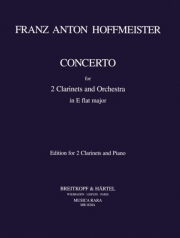 協奏曲・変ホ長調（フランツ・アントン・ホフマイスター）（クラリネット二重奏+ピアノ）【Concerto in Eb major】