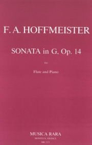 ソナタ・ト長調・Op.14 (フランツ・アントン・ホフマイスター)（フルート+ピアノ）【Sonata in G major Op. 14】