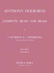 金管のための音楽（アントニー・ホルボーン）（金管五重奏）【Complete Music for Brass】