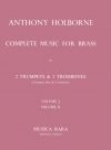 金管のための音楽（アントニー・ホルボーン）（金管五重奏）【Complete Music for Brass】