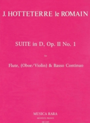 ソナタ・ニ長調・Op.2・No.1 (ジャック・オトテール)（フルート+ピアノ）【Suite in D major Op. 2 No. 1
