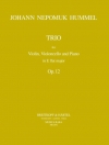 ピアノ・トリオ・変ホ長調・Op.12（ヨハン・ネポムク・フンメル）（弦楽二重奏+ピアノ）【Piano Trio in Eb major Op. 12】