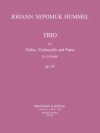 ピアノ・トリオ・ト長調・Op.65（ヨハン・ネポムク・フンメル）（弦楽二重奏+ピアノ）【Piano Trio in G major Op. 65】