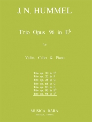 ピアノ・トリオ・変ホ長調・Op.96（ヨハン・ネポムク・フンメル）（弦楽二重奏+ピアノ）【Piano Trio in Eb major Op. 96】