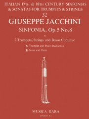 シンフォニー・ニ長調・Op.5/8（ジュゼッペ・ヤッキーニ）（ミックス五重奏+ピアノ）【Symphony in D Op. 5/8】