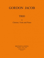 トリオ（ゴードン・ジェイコブ） (クラリネット+ヴィオラ+ピアノ）【Trio】