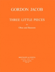 3つの小品（ゴードン・ジェイコブ） (木管二重奏）【3 Small Pieces】