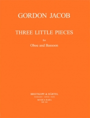 3つの小品（ゴードン・ジェイコブ） (木管二重奏）【3 Small Pieces】